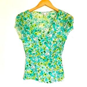 NWOT Banana Republic Floral Blouse 🌼 Sz Small